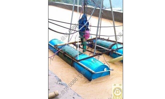 广东立式泥浆泵客户河道清淤抽沙