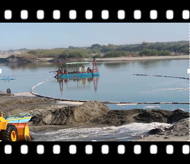 [菲律宾]潜水泥砂泵抽沙选铁视频