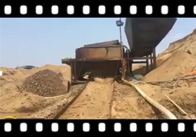 [青岛]卧式抽沙泵人造砂池抽泥沙视频